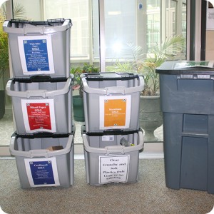 Recycling Bins at Solar Innovations Recycling Bins at Solar Innovations, Inc.