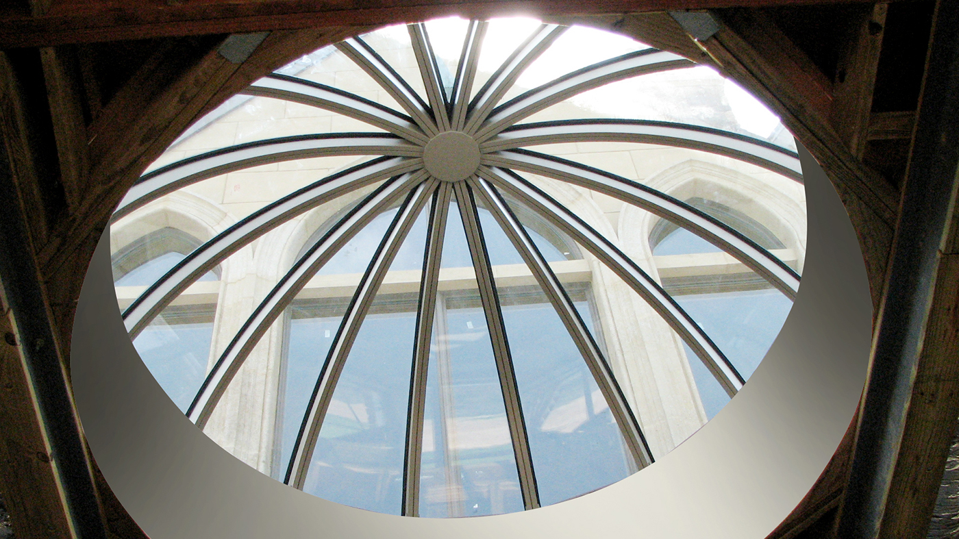 True radius dome skylight