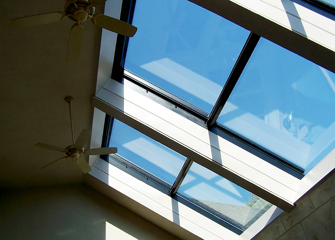 Retractable skylights