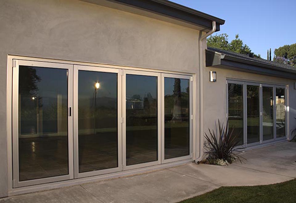 Folding Glass Walls, Casement Windows, Awning Windows, and french doors.