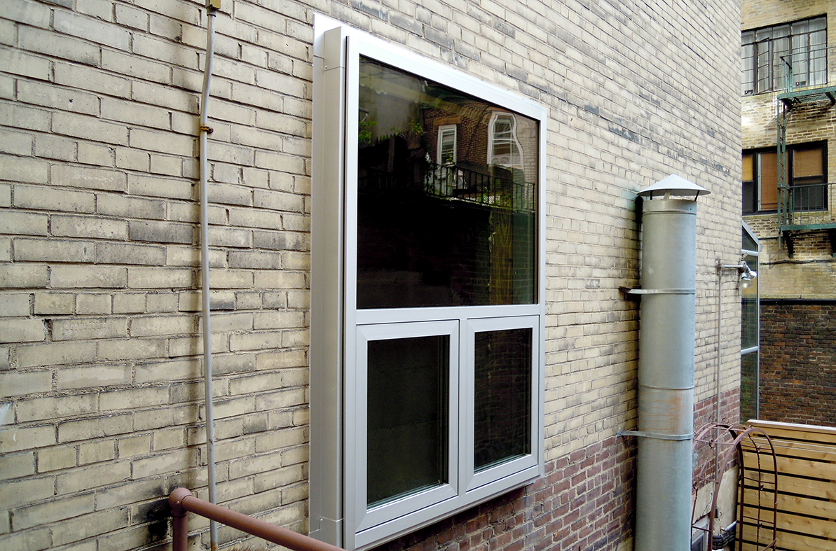 Sliding glass door, awning window and mulled window system