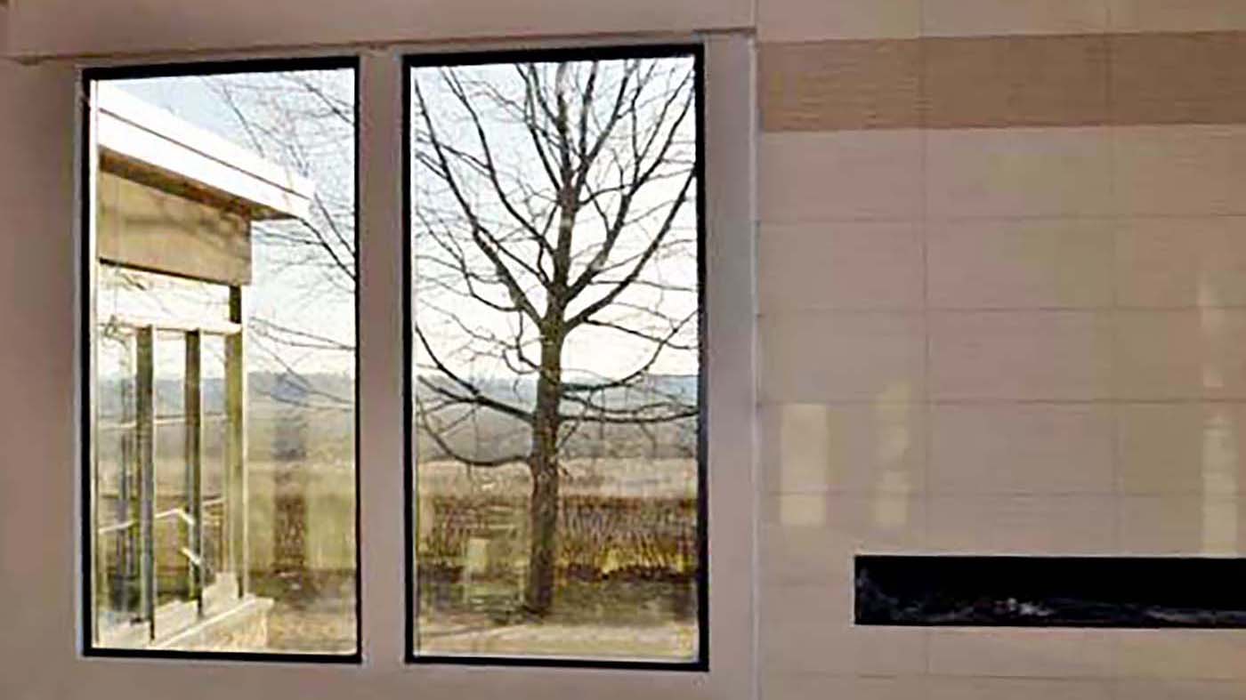 Fixed windows using the mulled window system with View dynamic electrochromic glazing.