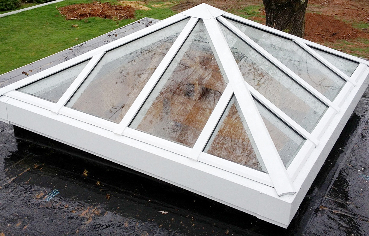 Double pitch and pyramid skylights