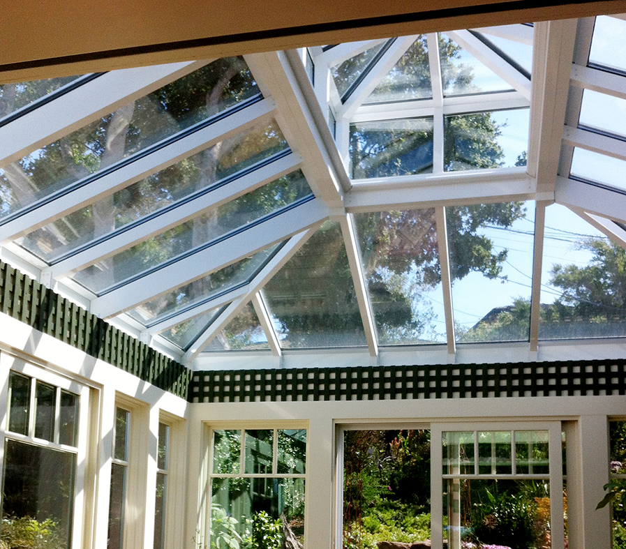 Hip end Double pitch skylight with lantern