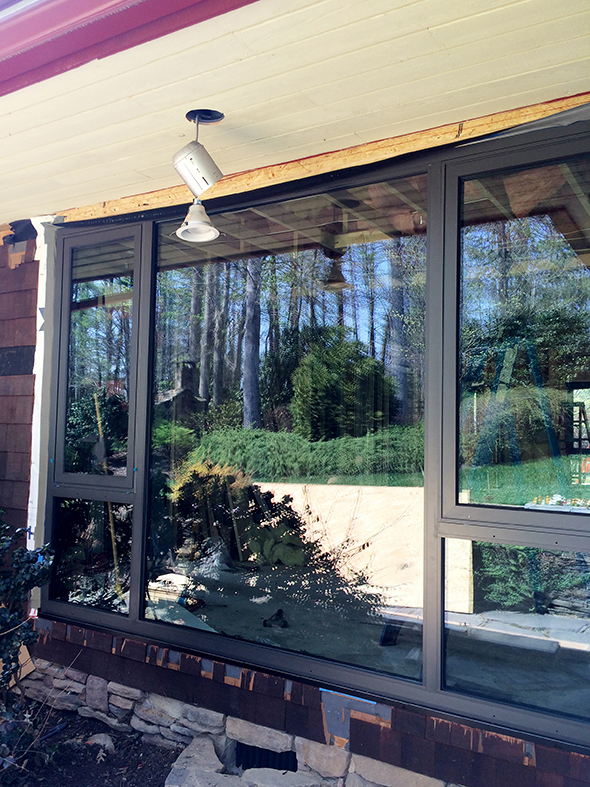 Fixed Windows and Out-Swing French Terrace Door