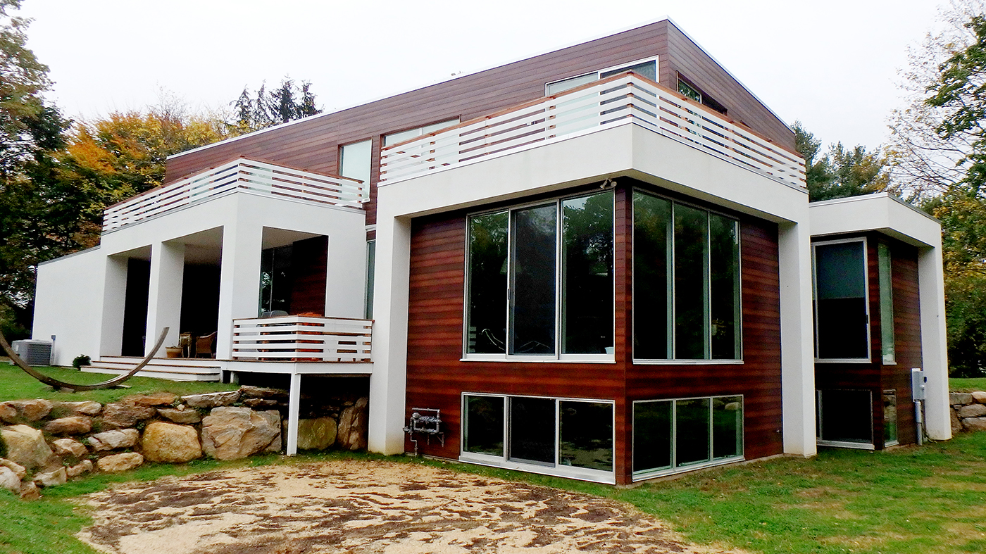 Featuring a curtain wall on this complete glazing package.