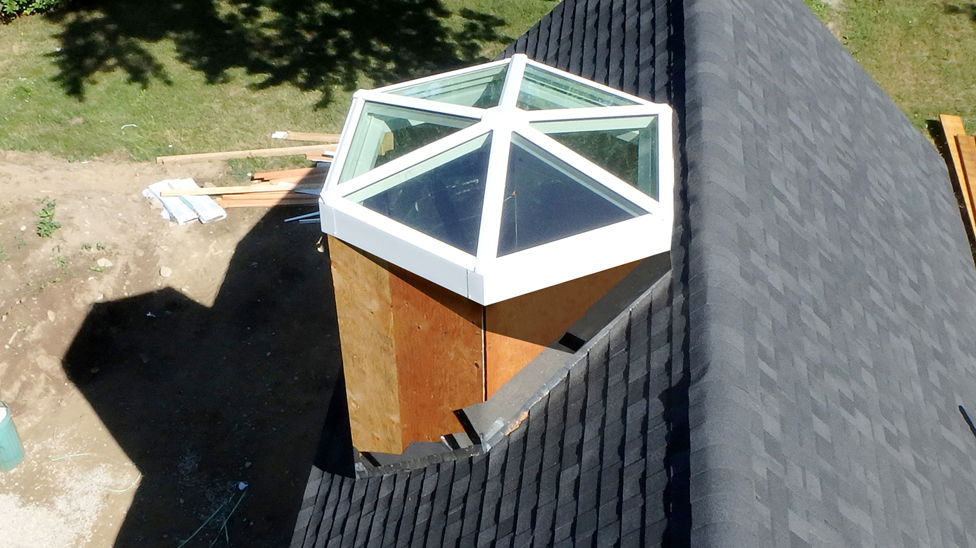 Private residence: Polygonal skylight 