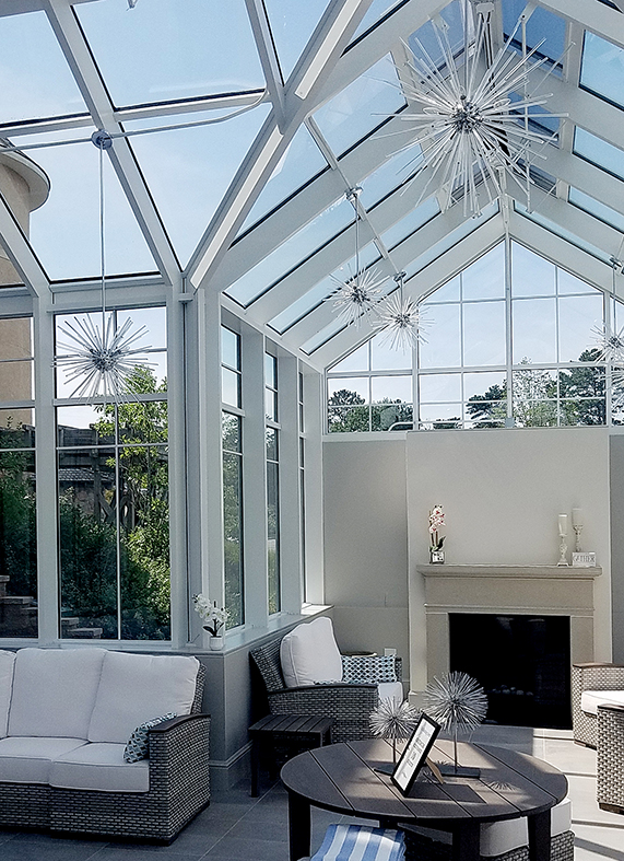 Straight Eave Double Pitch Conservatory