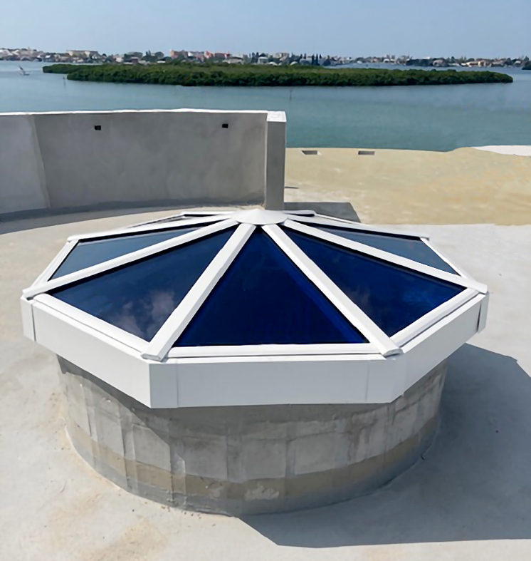 Eight-sided polygonal skylight