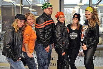 Halloween Bikers-Web Biker Group at Solar Innovations, Inc. Halloween extravaganza