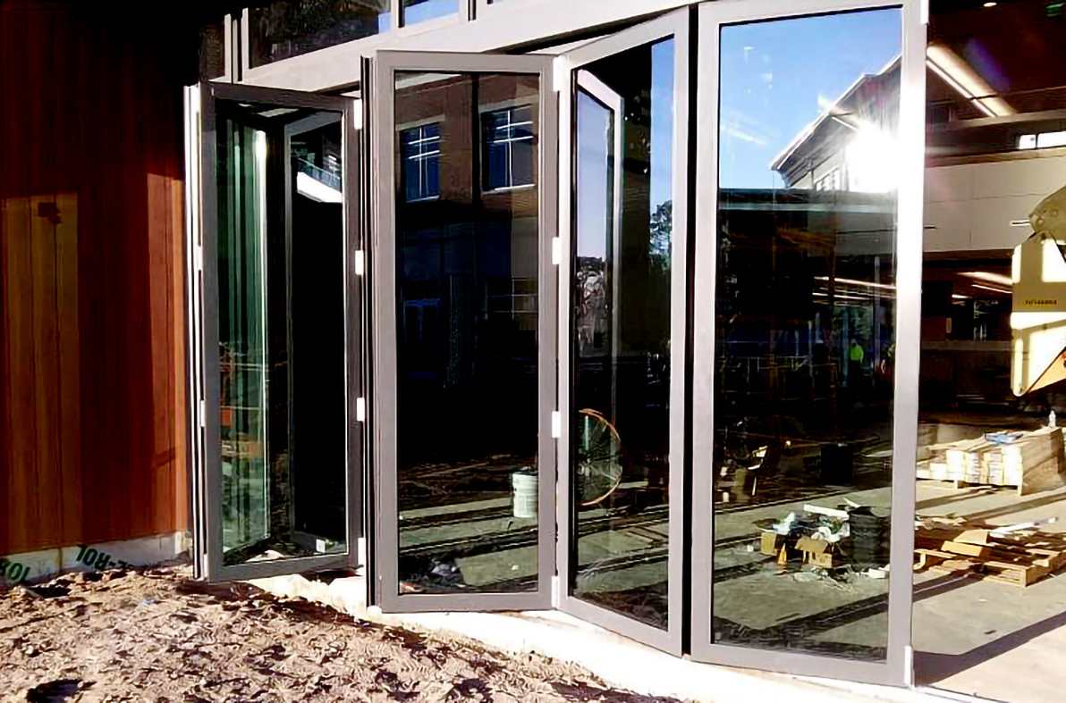 Two six-panel G3 outfold all-wall bifold door units.
