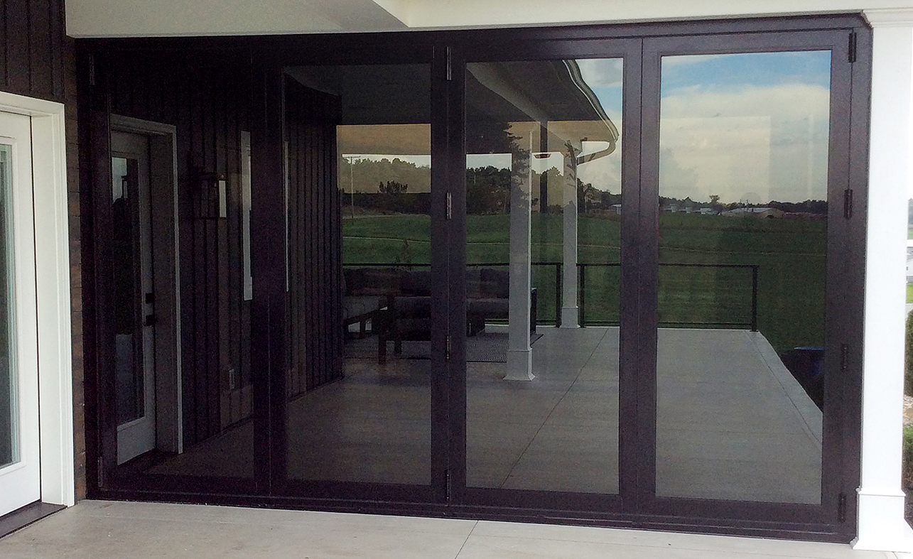 One four-panel G2 outfold all-wall bifold door unit.