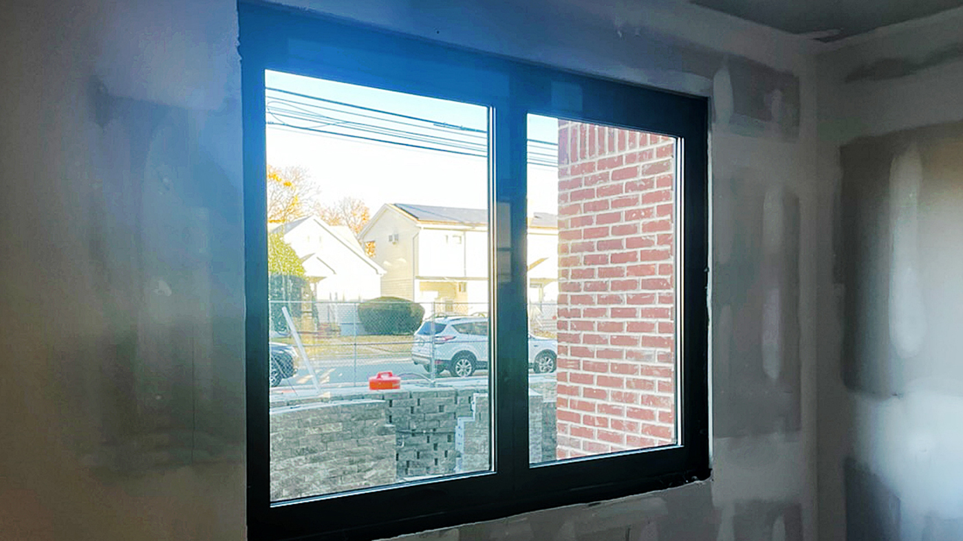 One two-panel G2 infold all-wall bifold window unit.
