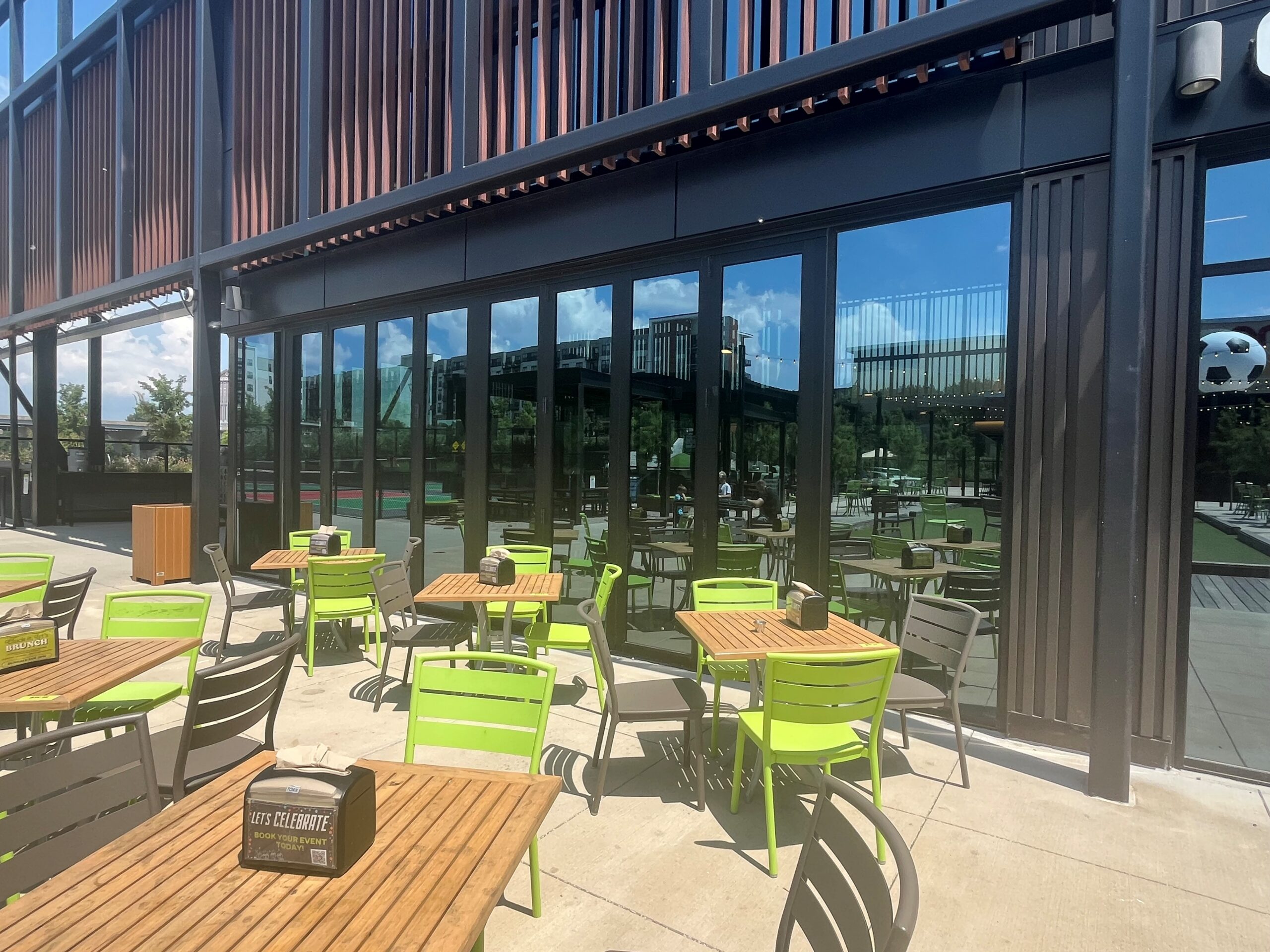 Outdoor seating