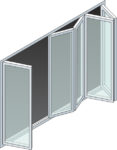 Folding Glass wall/Bifold door ISO