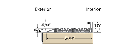 G2 Sliding Non-Thermal Sill