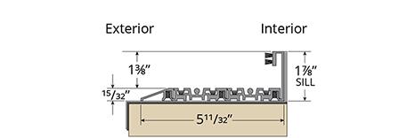 G2 Sliding Non-Thermal Sill