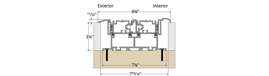 G3 Sliding ADA Tank Sill