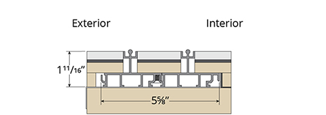 G3 Sliding Non-Thermal Tile Sill
