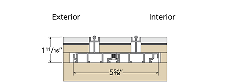 G3 Sliding Non-Thermal Tile Sill