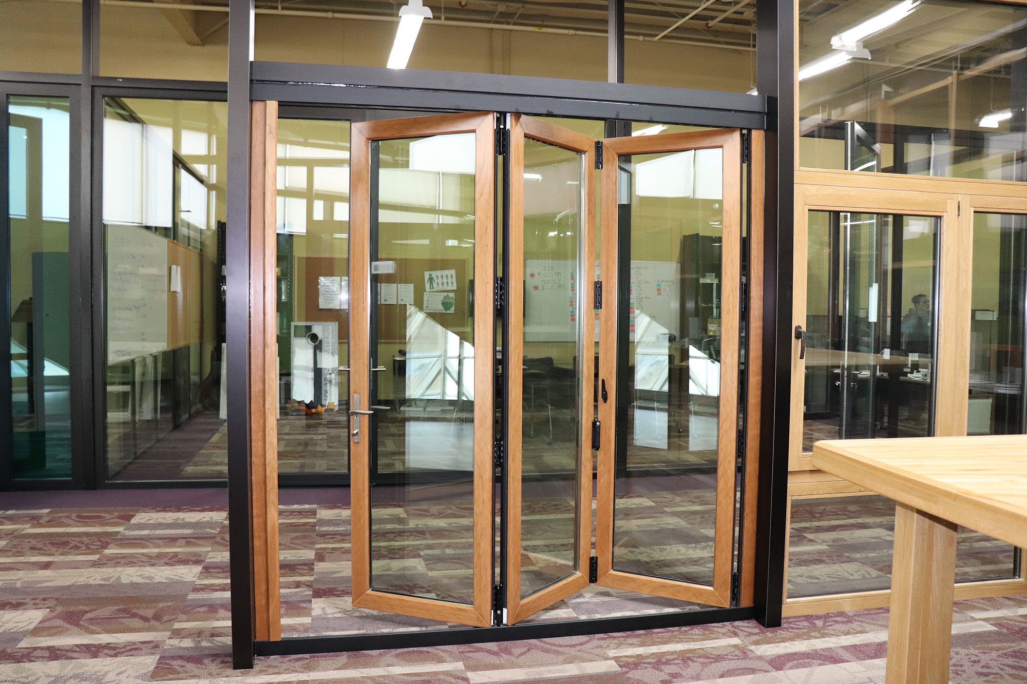 Vinyl Composite Folding Glass Walls Solar Innovations