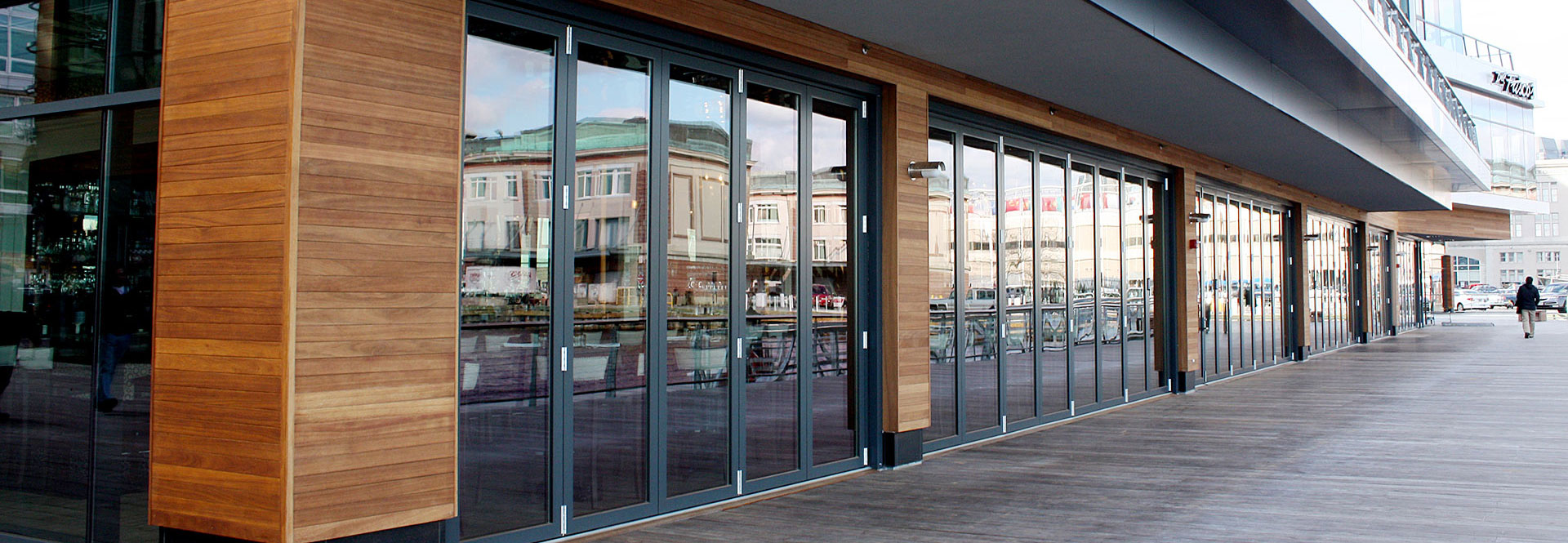 Folding Glass Walls (Bifold Doors) - Solar Innovations