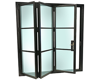 Steel Look Bifold Door Grid