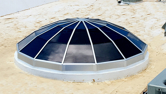 Segmented Radius Dome Skylight