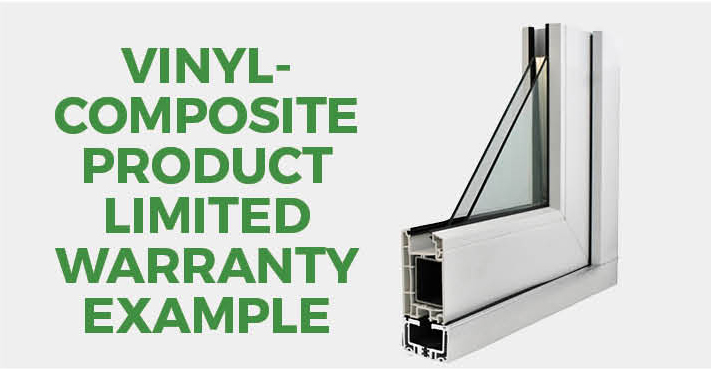 Vinyl-Composite Product Limited Warranty Example