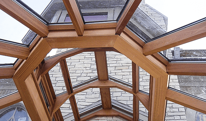 Wood Interior For A Roof Lantern Wood Interior For A Roof Lantern