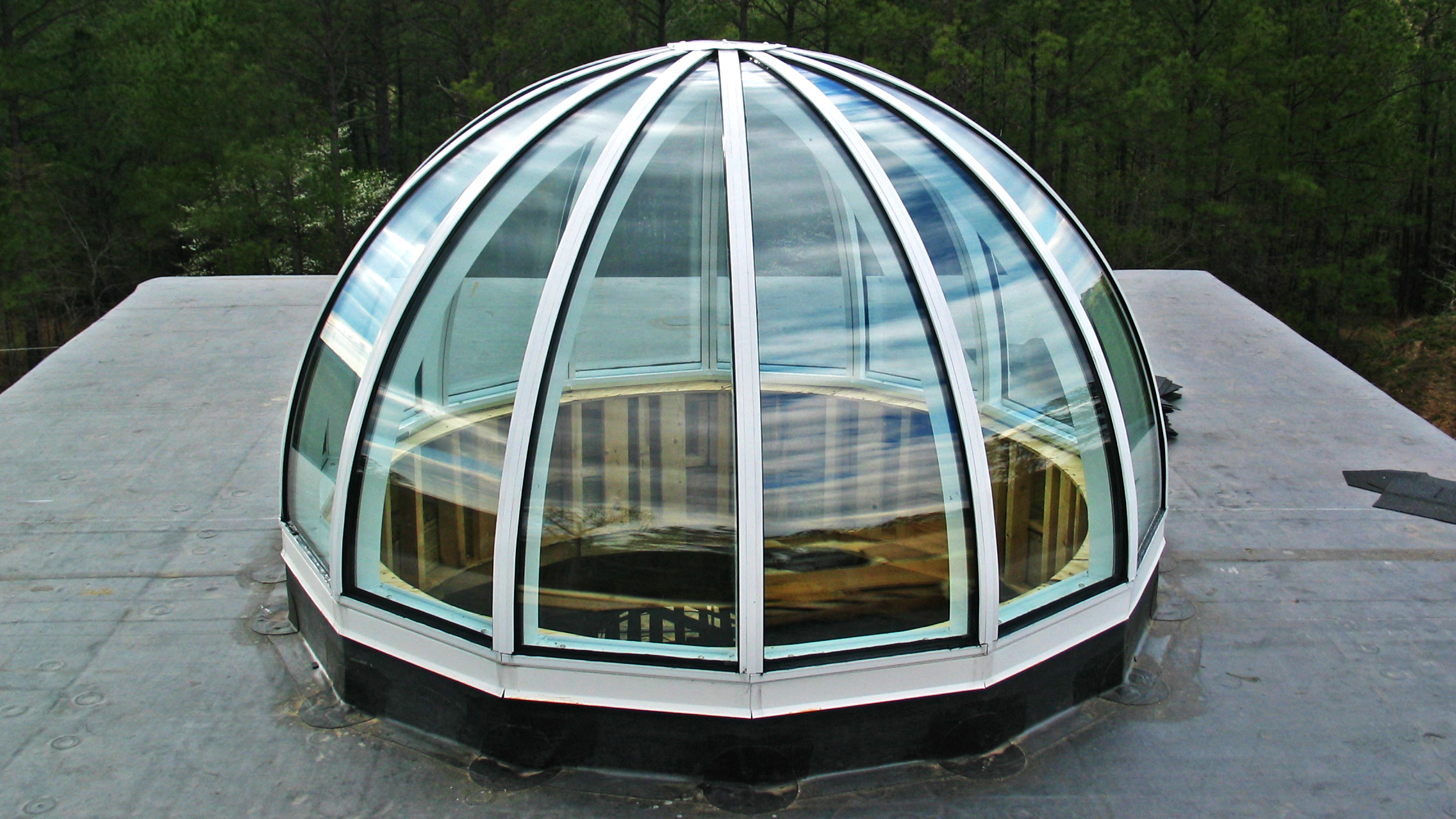 Dome skylight.